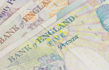 British Five Ten And Twenty Pound Notes