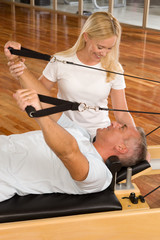 Sticker - Happy couple in a gym