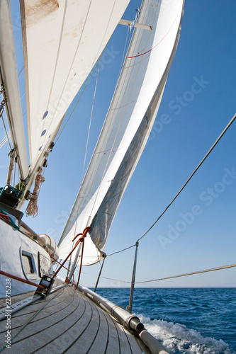 Naklejka na szybę Sailing boat