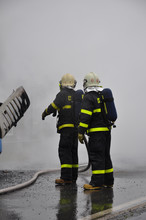 Firefighters In Action