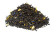 Pile of earl grey black tea isolated on white