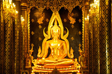 Buddha image in a temple