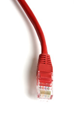 Poster - Red network plug