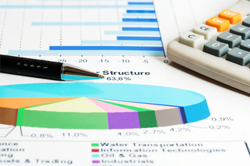 Stock market sector structure.