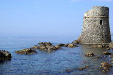 Saracen Fortification Along Of Italian Coast