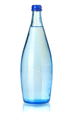 Canvas Print - glass bottle of soda water