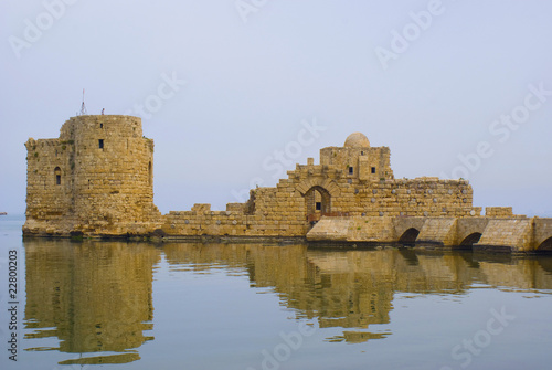 Obraz na płótnie canvas dwuczęściowy "dyptyk" Saida castle