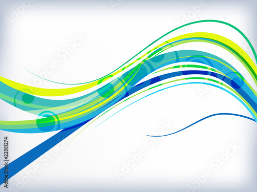 Fototapeta do kuchni Abstract waves background