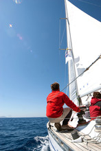 People On Sailing Boat