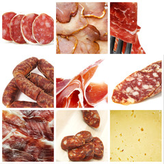 Poster - spanish tapas collage