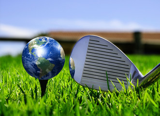 earth - like a golf ball