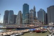 New York City Port with Skyline