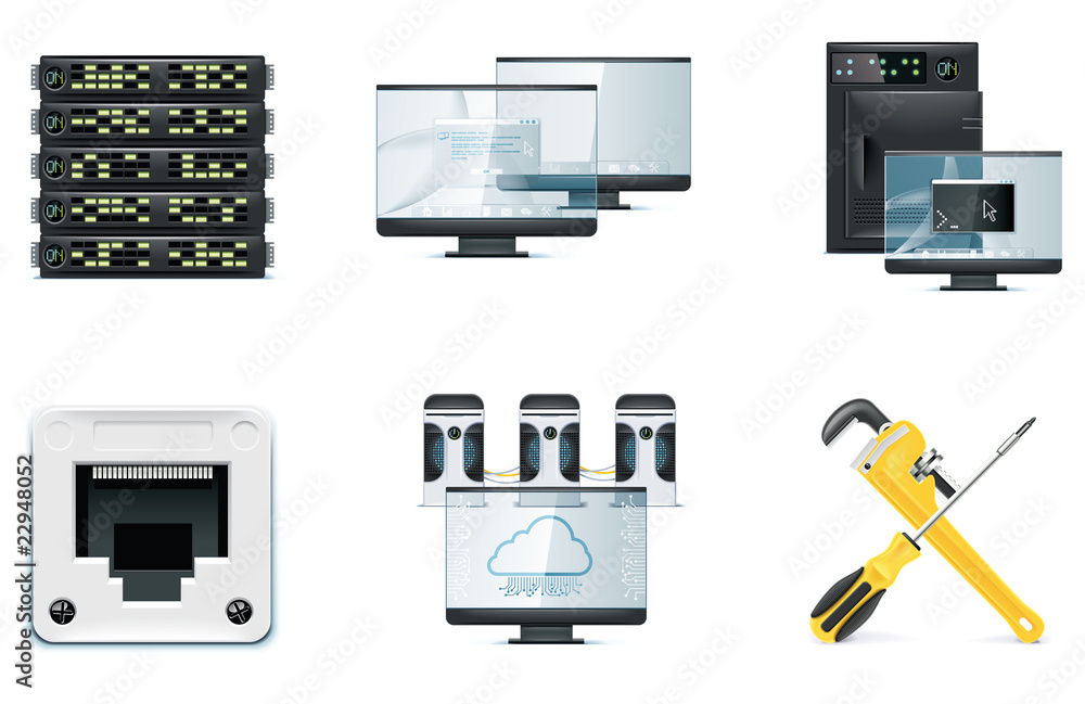 Computer icon set. Part 2