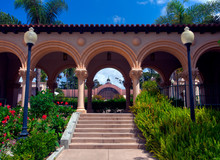 Casa De Balboa Detail Showing The Botanical Building