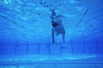 Wall Mural - swimming pool underwater