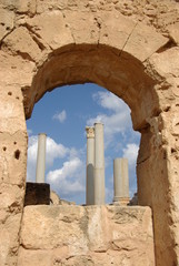 Fototapete - Ruines romaines, Libye