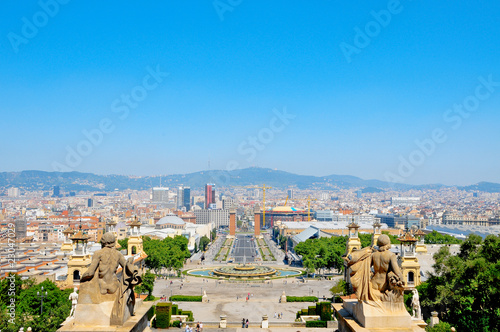 Board z aluminiowym obramowaniem Barcelona, ​​Hiszpania