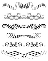 Poster - Set of decoration elements design.