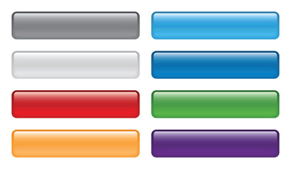 web navigation, web buttons, vector illustration