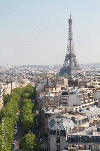 Board z aluminiowym obramowaniem Tour eiffel