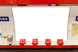billboard in subway