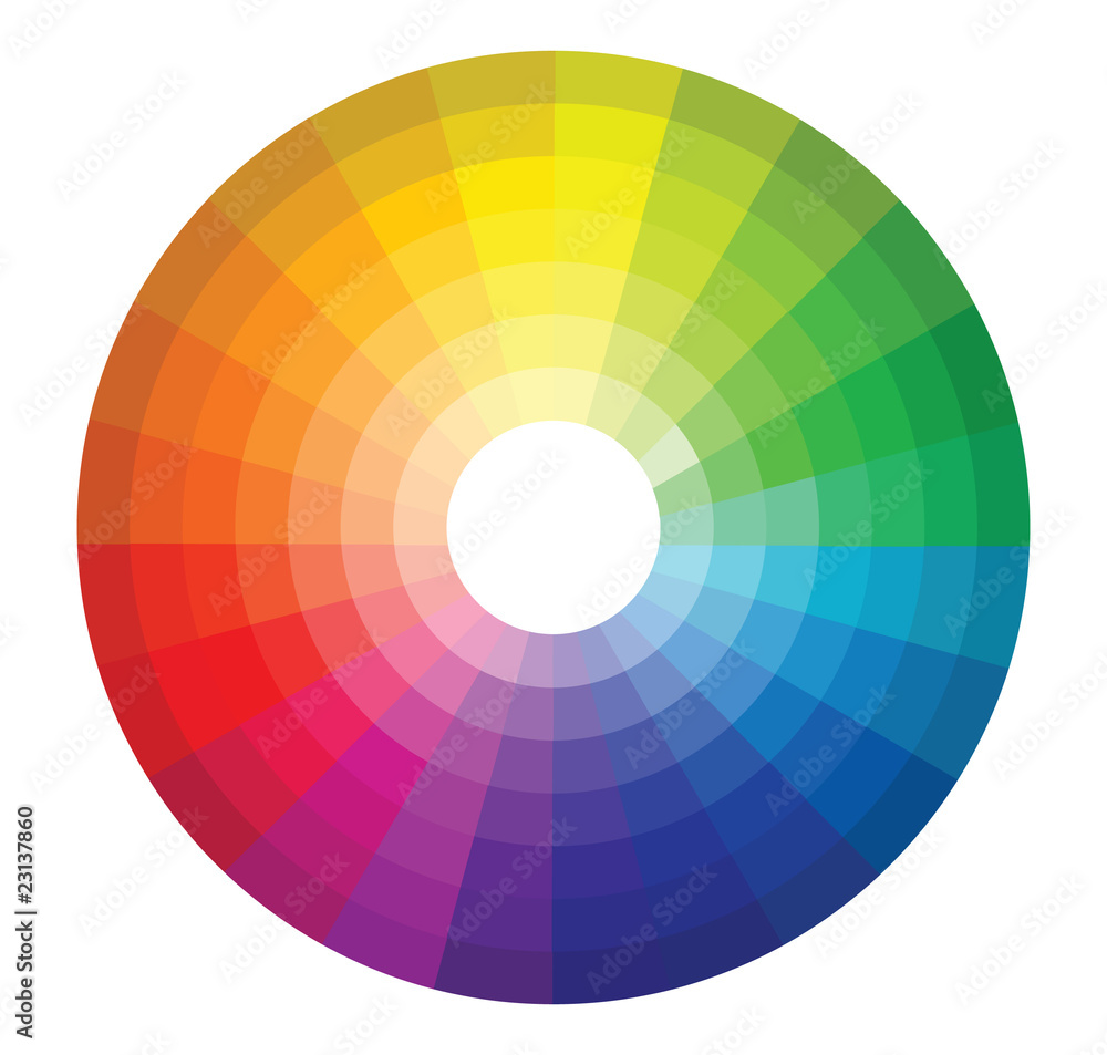 Color wheel - obrazy, fototapety, plakaty 