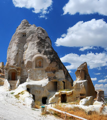 Rock carved church in Urgup, Cappadocia