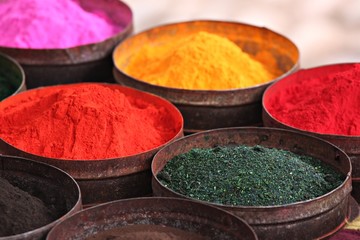 Colored powders