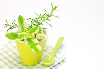 Poster - pineapple mint and  rosemary