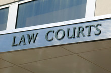 Law Courts Sign