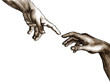 © aleisha - Hands of God and Adam