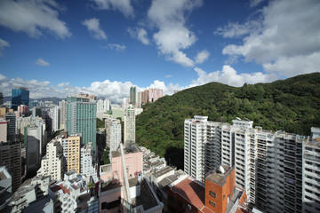 Autocollant - Hong Kong cityscape