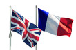 Bandiera inglese e francese