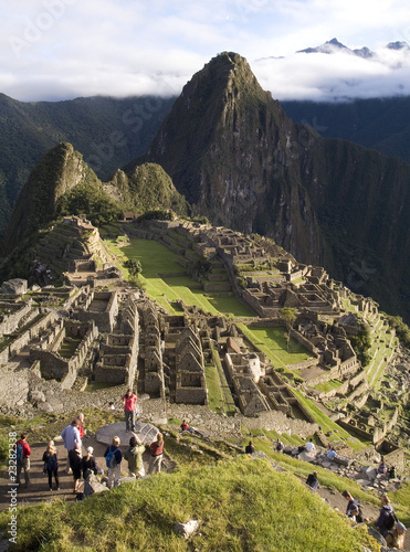 Board z aluminiowym obramowaniem Panoramiczny machu picchu