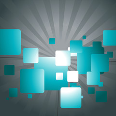 Wall Mural - Abstract design of squares
