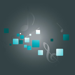 Wall Mural - Abstract design of squares