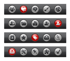Wall Mural - blog & internet // button bar series