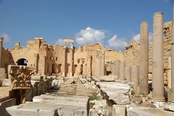 Fototapete - Basilique romaine, Libye