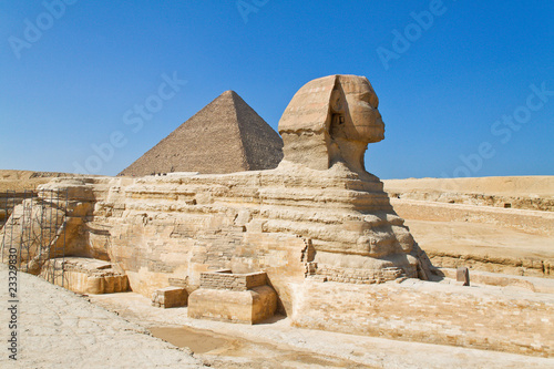 Obraz w ramie Aegypten, Giseh, Sphinx