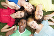 © Monkey Business - Group Of Teenagers Looking Up Into Camera