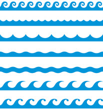 Seamless Wave Patterns (Vector)