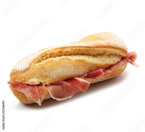 panino con prosciutto crudo di parma Stock Photo | Adobe Stock