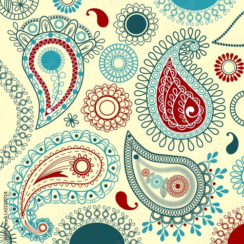 Tapeta ścienna Wzór paisley