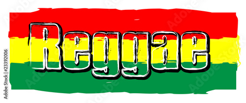 Dekoracja na wymiar  czerwony-zolty-zielony-flaga-reggae-party