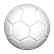 © orbcat - weißer fußball - freigestellt