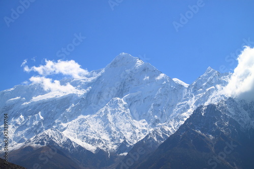 Naklejka samoprzylepna Mount Nilgiri z Nepalu
