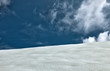 canvas print picture - Snow & Clouds