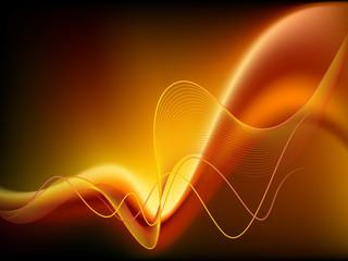 Abstract wave background