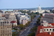 Capitol Hill Building Aerial View, Washington DC
