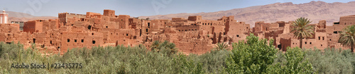 Obraz na płótnie canvas dwuczęściowy "dyptyk" Kasbah Maroko